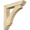Ekena Millwork Imperial Slat Rough Sawn Bracket w/ Offset Brace, Douglas Fir, 6"W x 28"D x 28"H BKT0604X28X28IMP06RDF - alternate 1